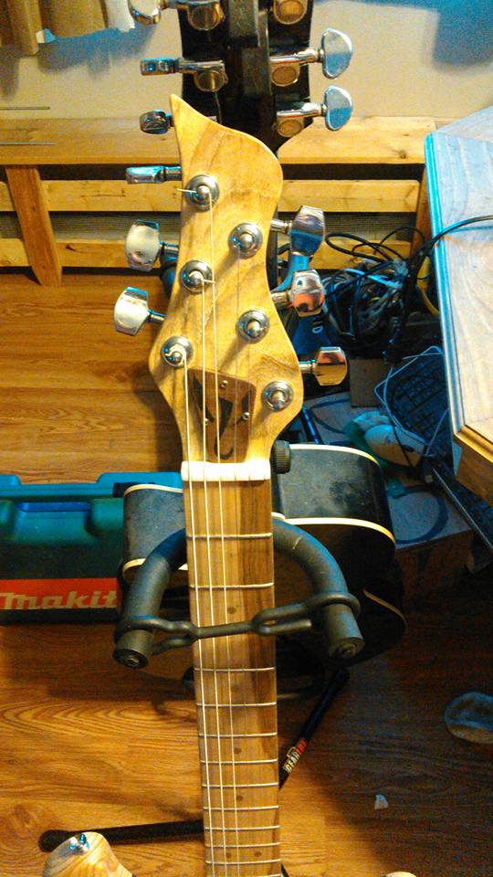 Closeup of Completed Headstock