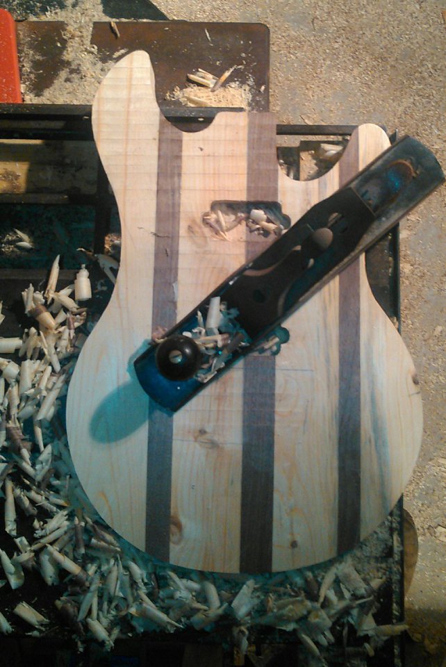 Shaping the Guitar Body