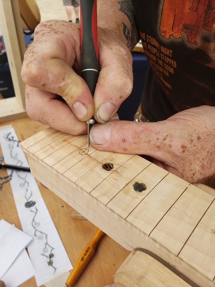 Carving Space for Fret Marker