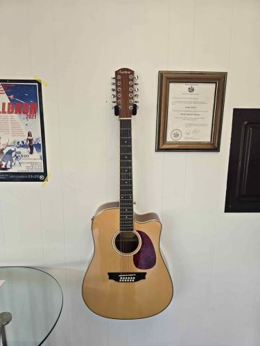 Asmuse 12-String Acoustic-Electric Cutaway Guitar