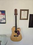 Asmuse 12-String Acoustic-Electric Cutaway Guitar