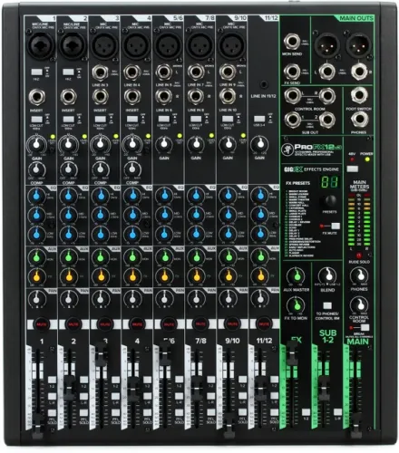Mackie ProFX12V3 12-Channel Professional USB Mixer